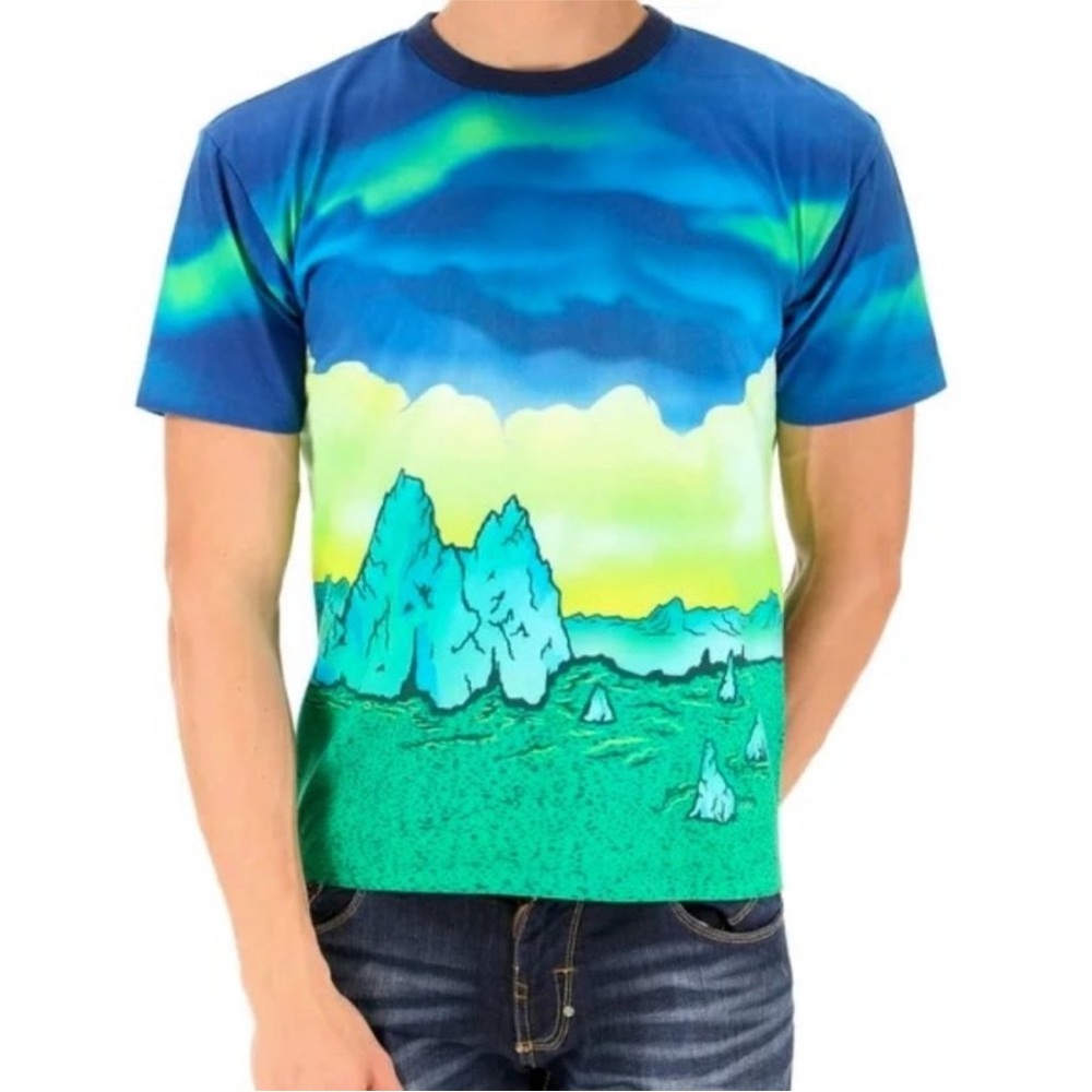 Marc By Marc Jacobs Mars Scape T-Shirt Nwt Sz Xs - image 1